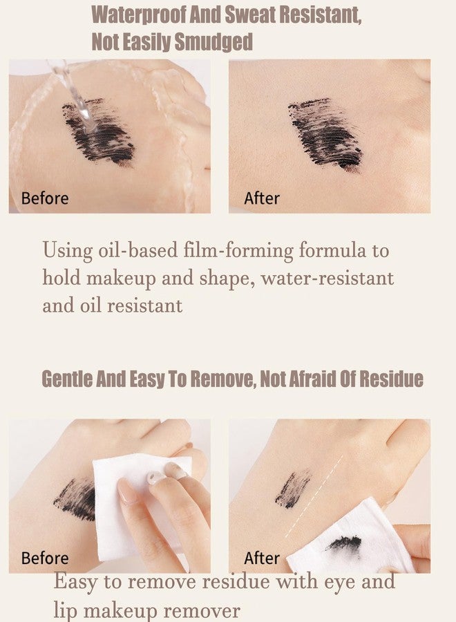 DuaTana Brown Mascara for Older Women 60 Plus Waterproof,Prime Mascara Lash Hypoallergenic Máscara Volume and Length for Sensitive Eyes,Long Lasting with Thinning Lashes Volumizing Máscara for Mature Women-02 - Image 4